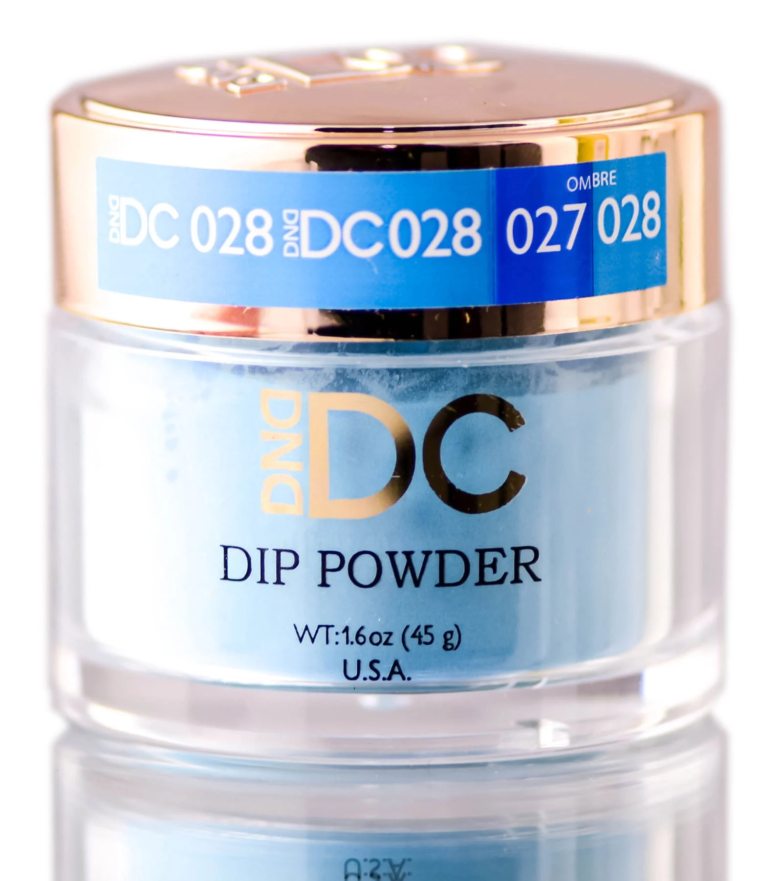 Blues & Greens DIP POWDER for Nails, Daisy Dipping - Copen Blue (028)