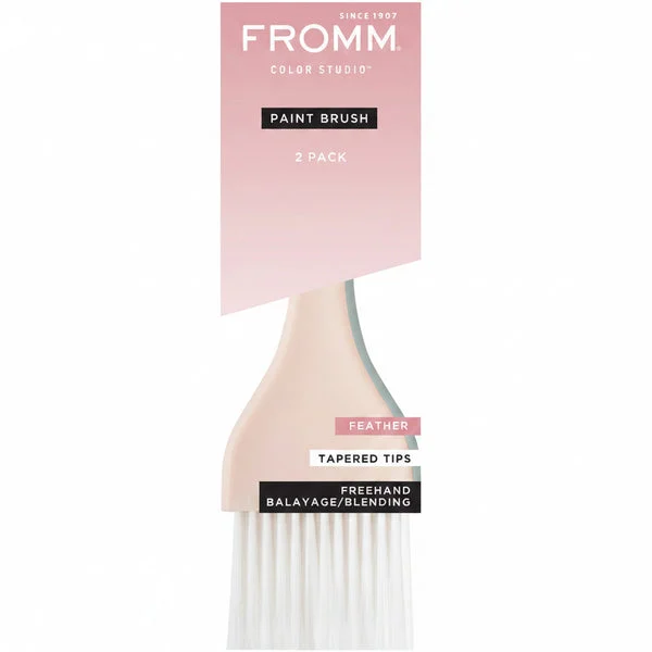 Fromm Paint Brush-Feather Wide 2pk
