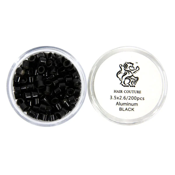 Hair Couture 200 pcs 3.5 x 2.6 Aluminum Micro Locks