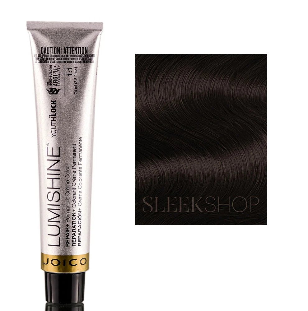 Lumishine Youth Lock Permanent Creme Color - 2.5 oz - 2NN - Natural Darkest Brown