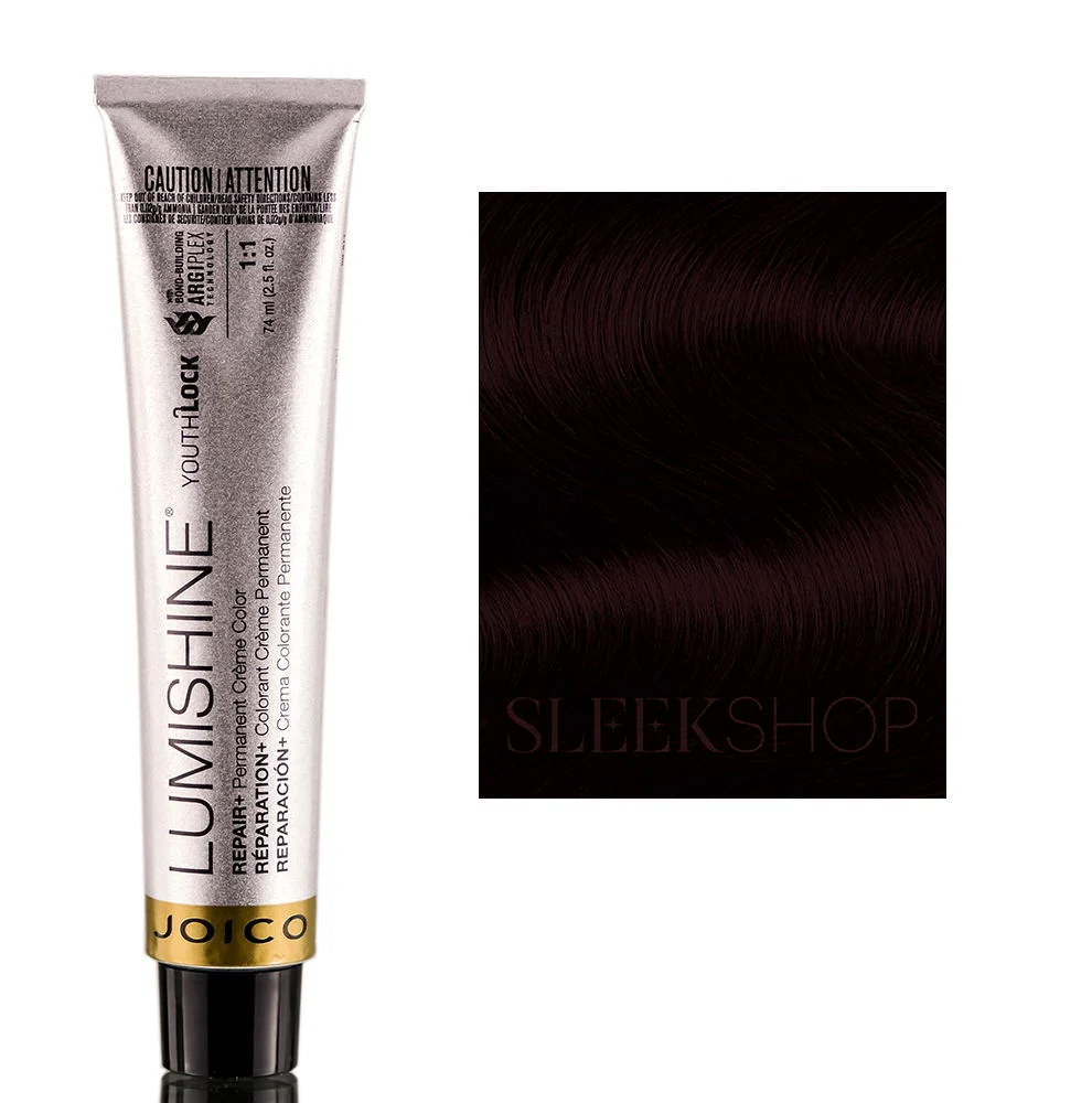 Lumishine Youth Lock Permanent Creme Color - 2.5 oz - 4NNG - Natural Natural Gold Medium Brown