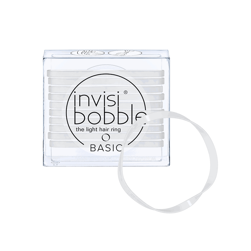 "Basic" Hair Ring - Crystal Clear