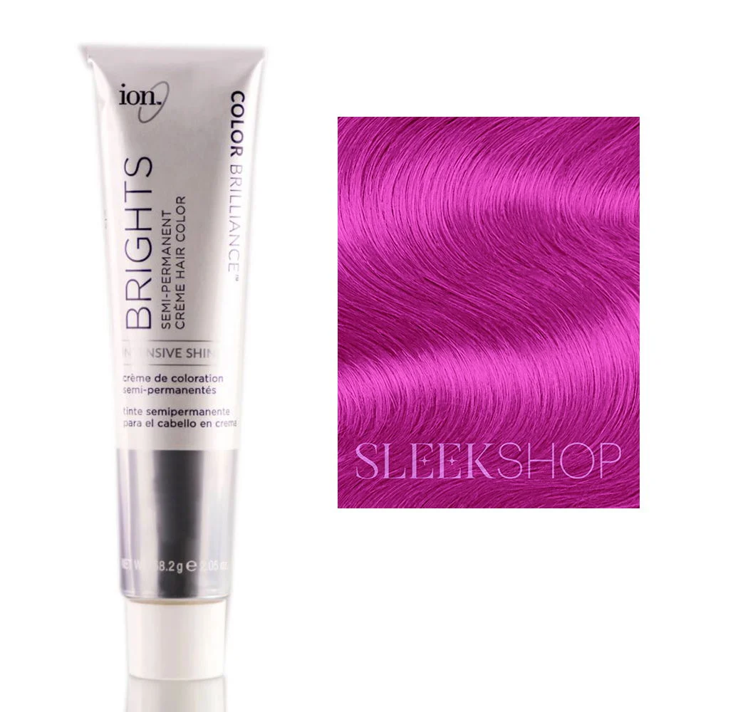Color Brilliance Brights Semi-Permanent Creme Hair Color (2.05 oz) - Hottie Pink