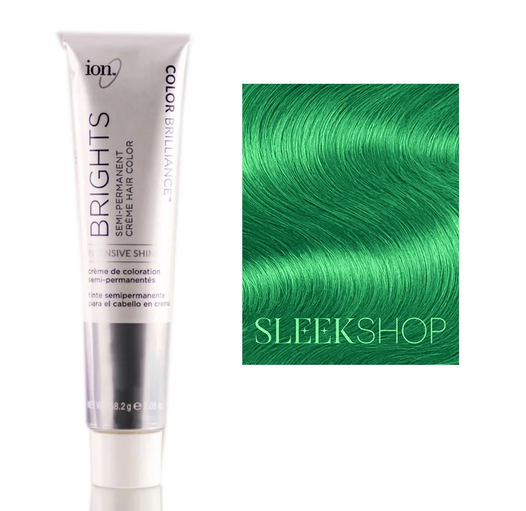 Color Brilliance Brights Semi-Permanent Creme Hair Color (2.05 oz) - Shamrock