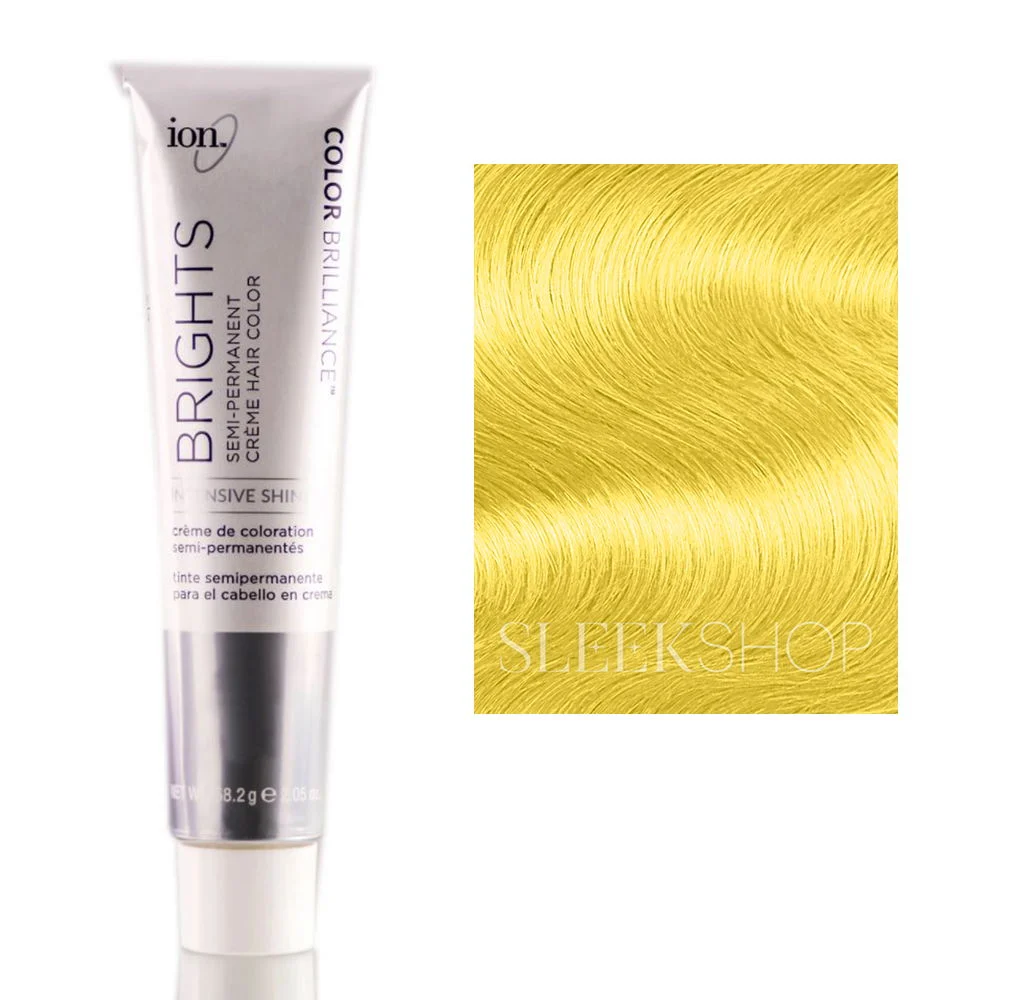Color Brilliance Brights Semi-Permanent Creme Hair Color (2.05 oz) - Lemon