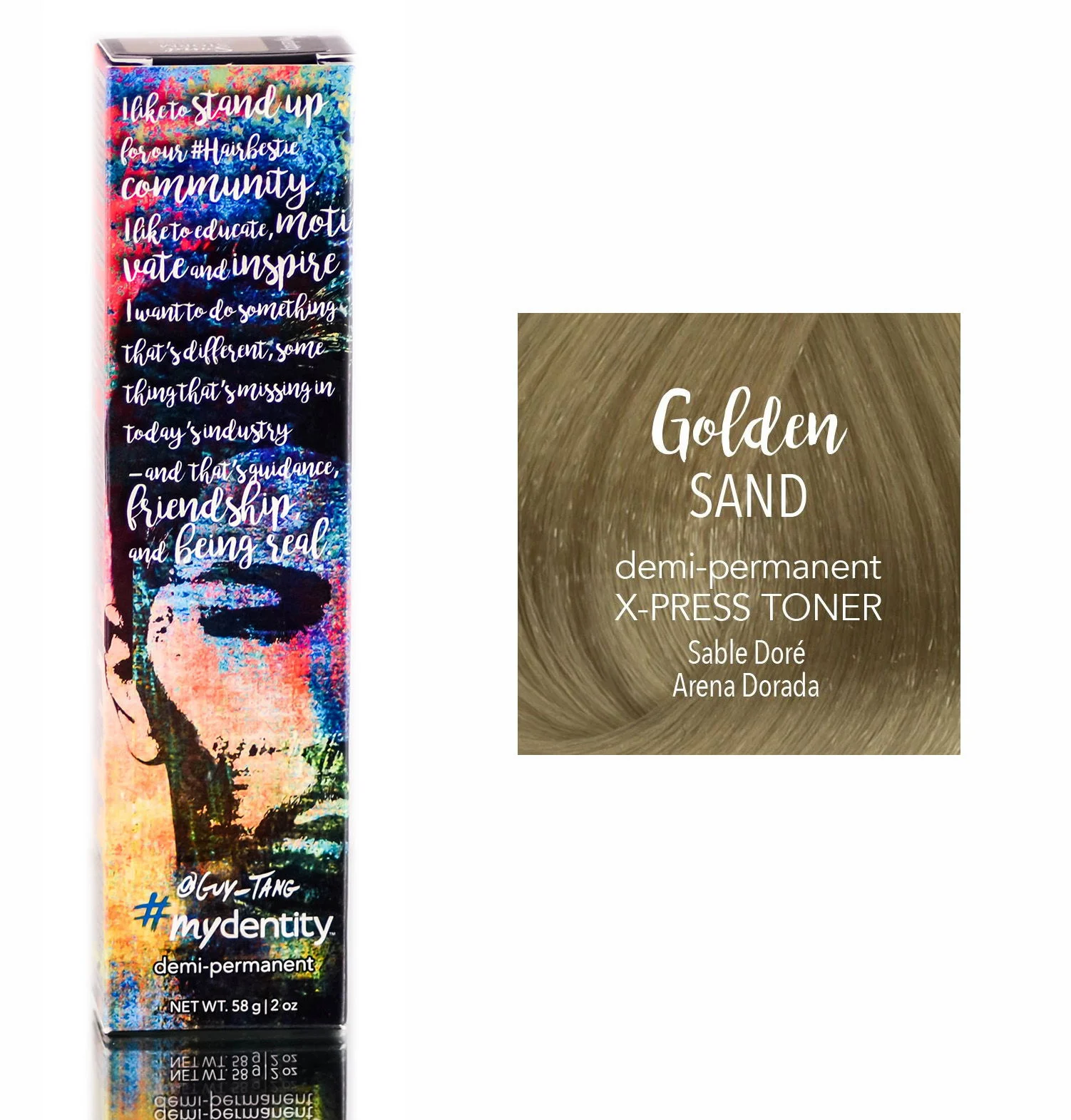 #MyDentity Demi-Permanent X-Press Toner - Golden Sand