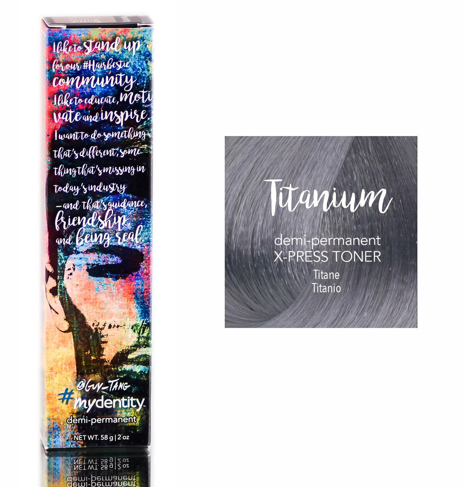 #MyDentity Demi-Permanent X-Press Toner - Titanium