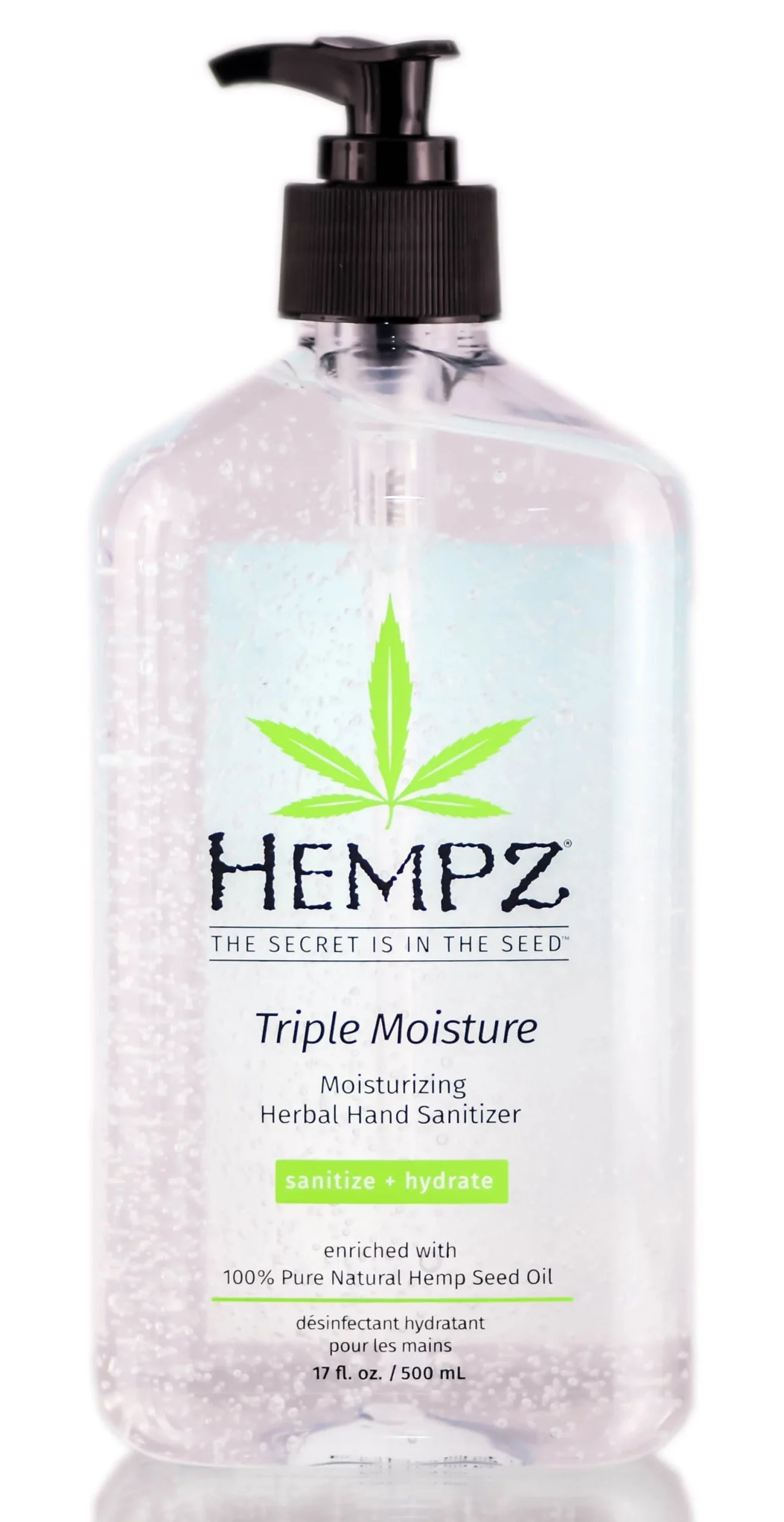 Hempz Triple Moisture Moisturizing Herbal Hand Sanitizer - 17 oz