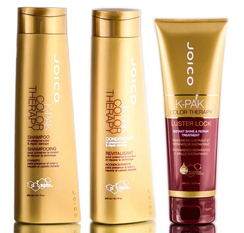 K-PAK Color Therapy Shampoo & Conditioner & Luster Lock - Regular Size