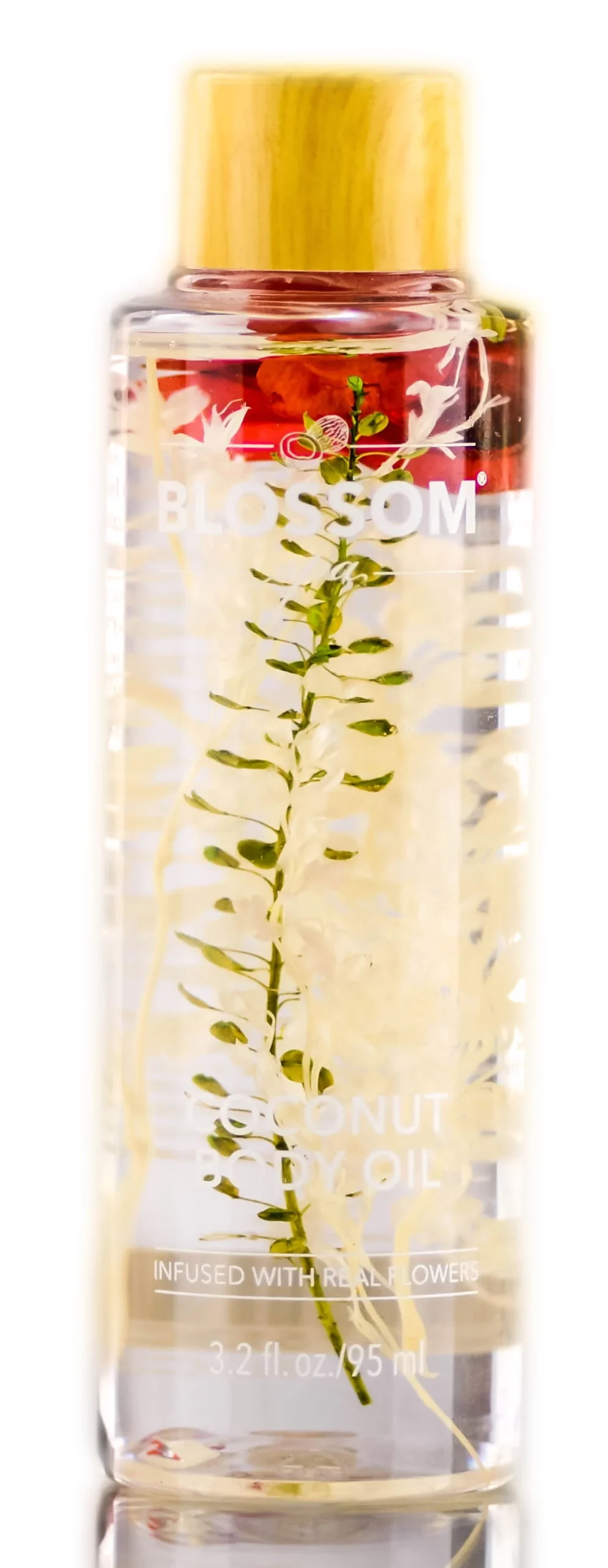 Blossom Spa Coconut Body Oil - Red Flower - 3.2 oz