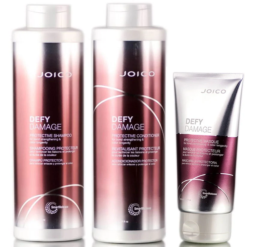 Defy Damage Protective Shampoo & Conditioner & Masque - Refill Set