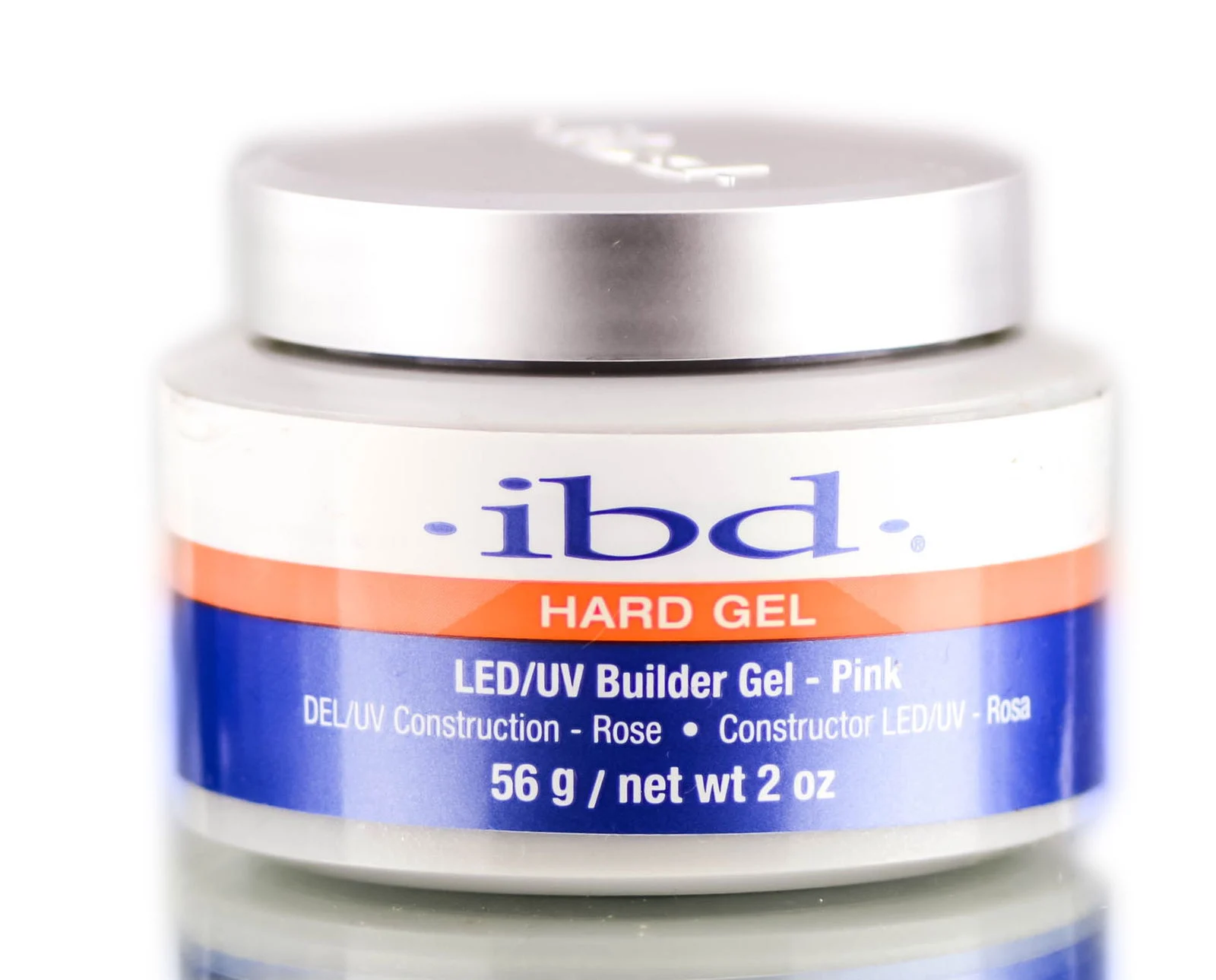 Hard Gel LED/UV Builder Gel - Pink - 2 oz