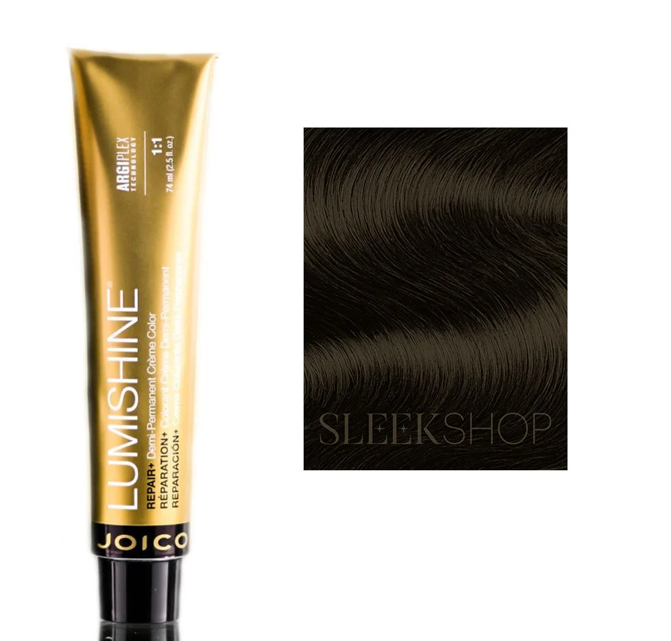 Lumishine DD Demi Permanent Creme Color - 3NA - Natural Ashe Dark Brown