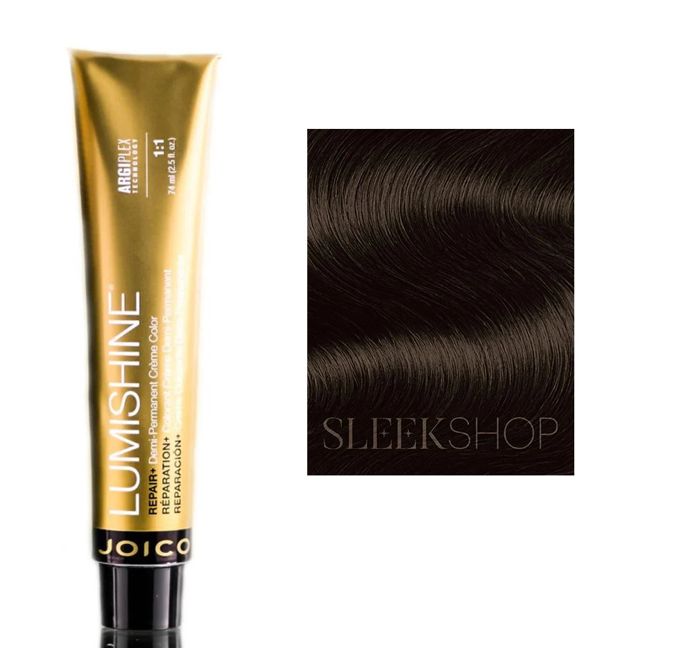 Lumishine DD Demi Permanent Creme Color - 4NW - Natural Brown