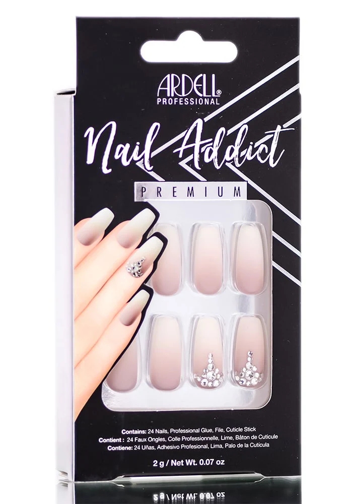 Ardell Nail Addict Premium Artificial Nail Set - Rich Tan Ombre