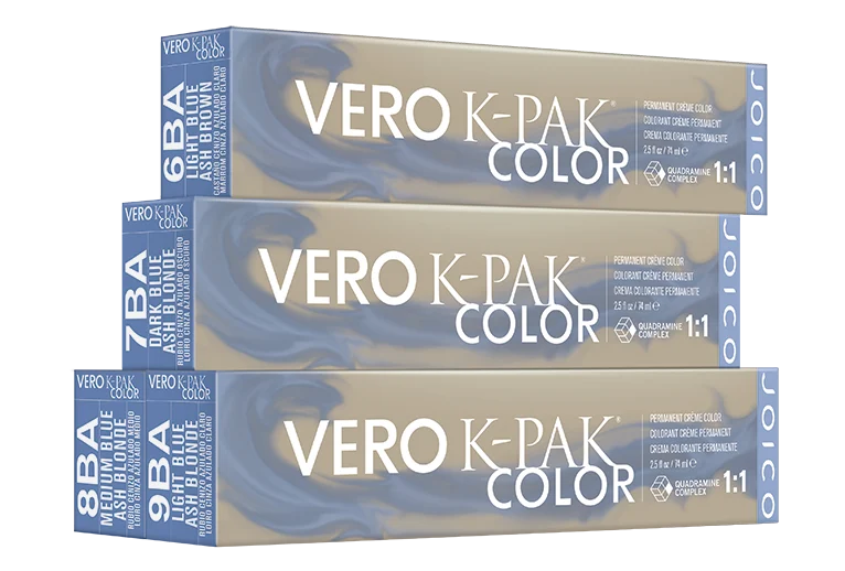 Vero K-Pak Blue Ash Series Hair Color - 6BA Light Blue Ash Brown