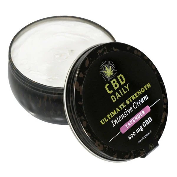 Ultimate Strength 600 mg CBD Intensive Cream (5 oz) - Lavender