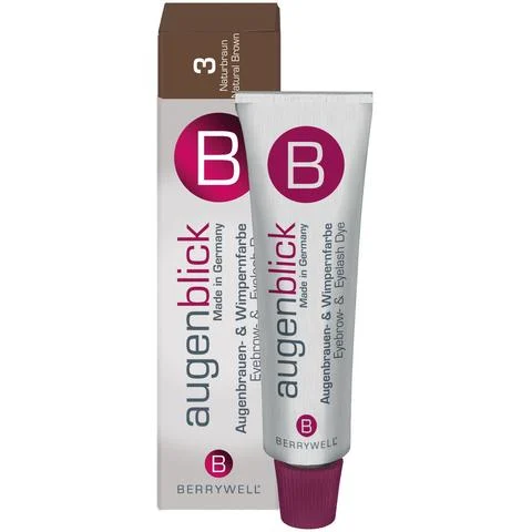 AugenBlick Eyebrow & Eyelash Dye (0.51 oz) - #3 Natural Brown