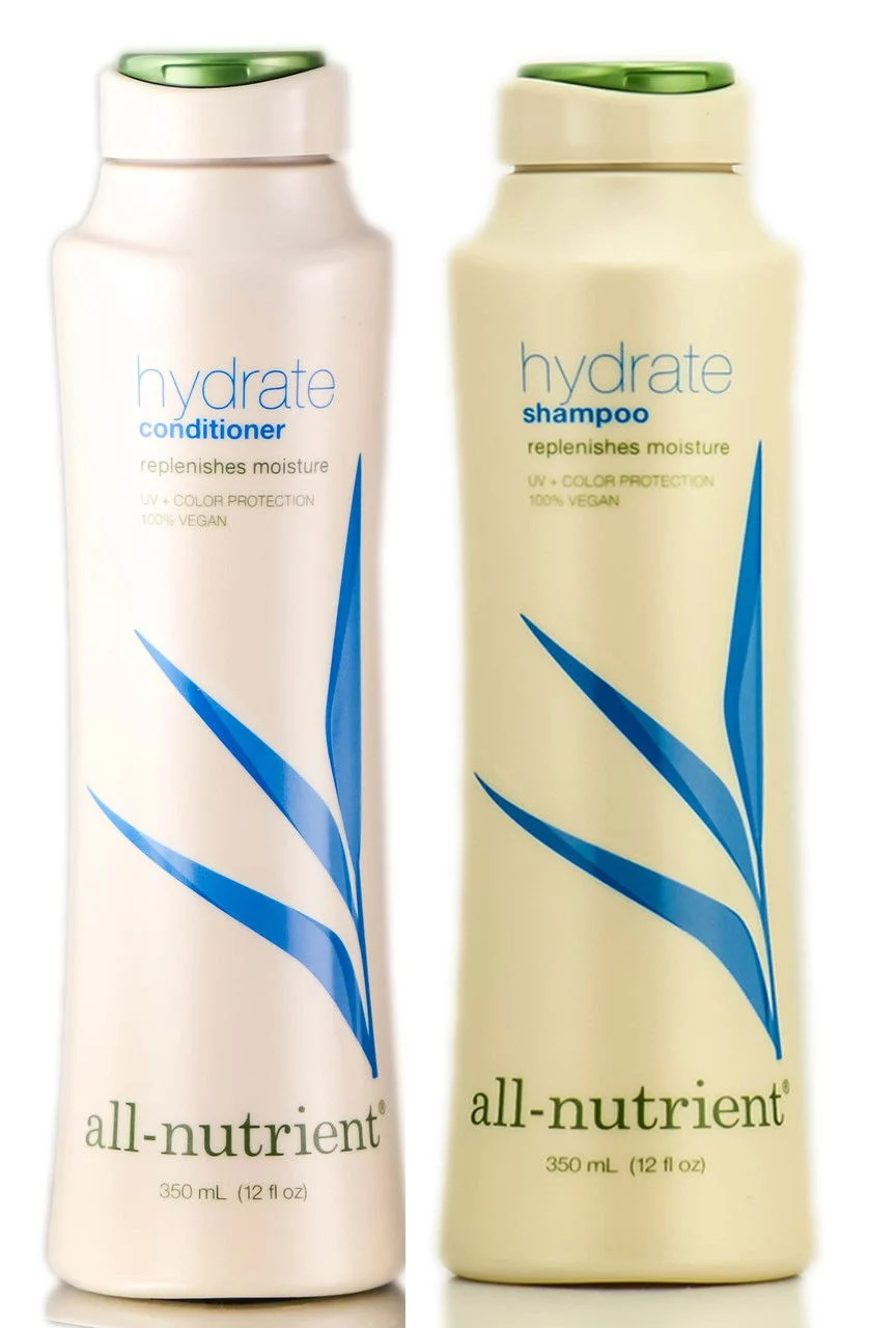 All-Nutrient Hydrate Replenish Moisture and Shine Shampoo & Hydrate Conditioner - 12 oz & 12 oz