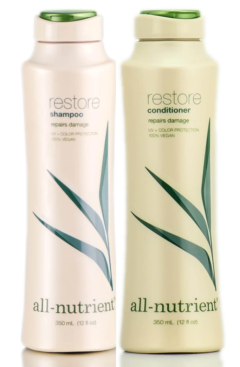 All-Nutrient Restore Repair Damage And Split Ends Shampoo & Conditioner - 12 oz / 12 oz