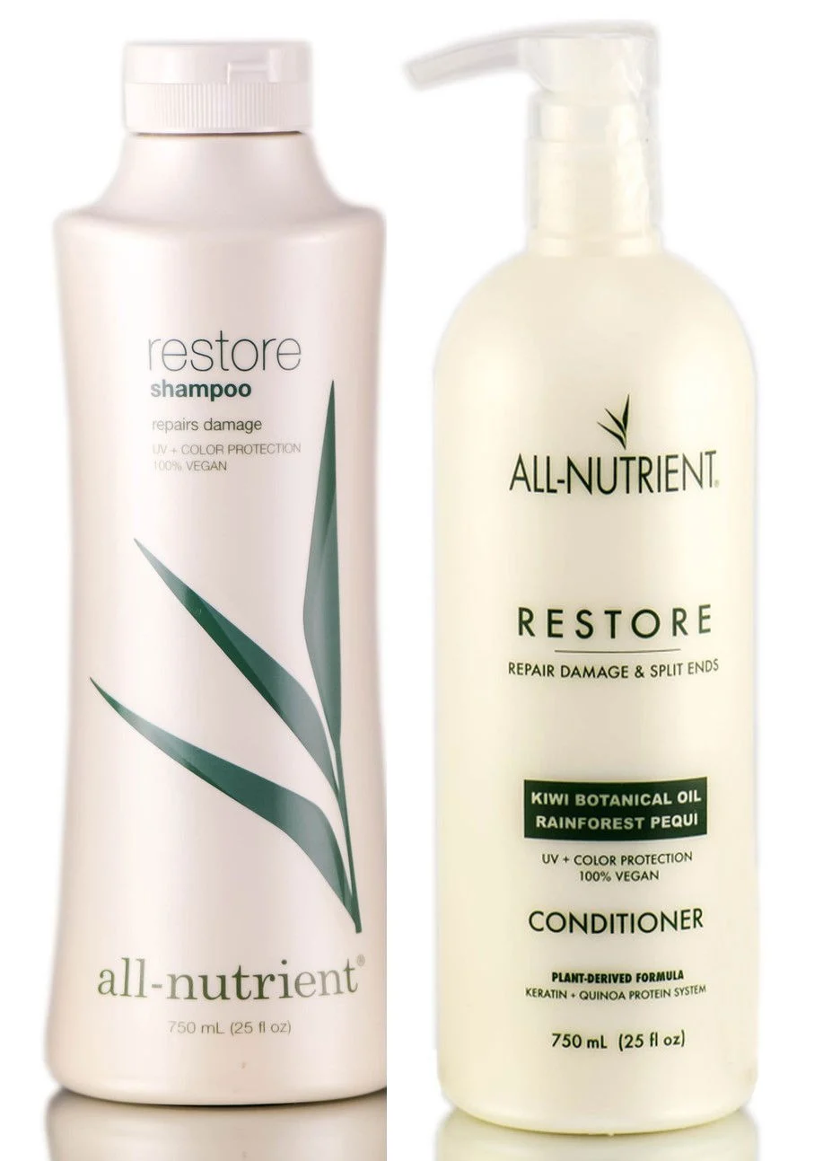 All-Nutrient Restore Repair Damage And Split Ends Shampoo & Conditioner - 25 oz / 25 oz