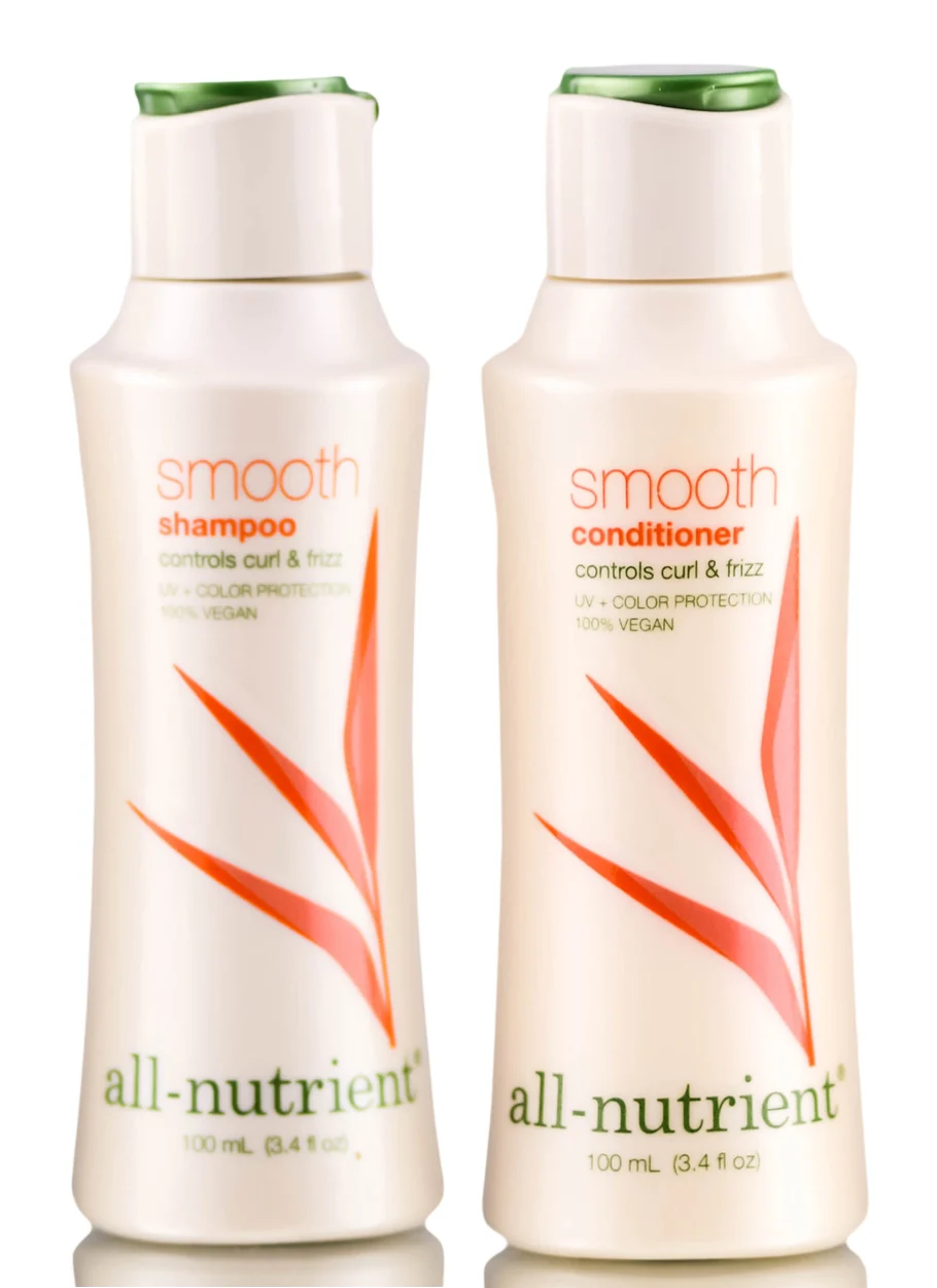 All-Nutrient Smooth Controls Curl & Frizz Shampoo & Conditioner - 3.4 oz / 3 oz