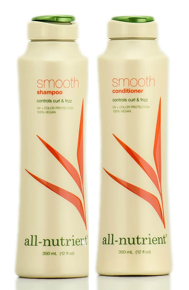 All-Nutrient Smooth Controls Curl & Frizz Shampoo & Conditioner - 12 oz / 12 oz