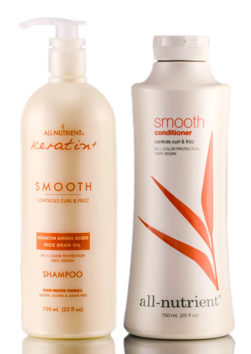 All-Nutrient Smooth Controls Curl & Frizz Shampoo & Conditioner - 25 oz / 25 oz