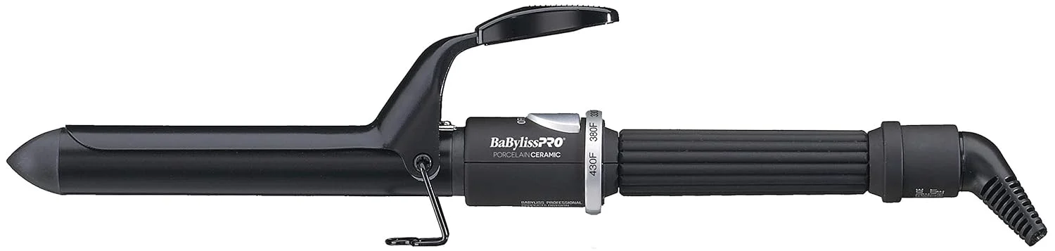 Pro Porcelain Ceramic Spring Curling Iron - 1"