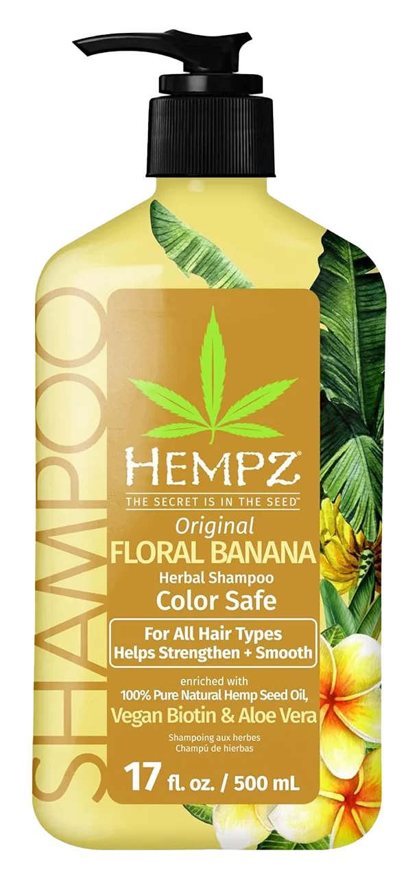 Original Floral Banana Herbal Shampoo For All Hair Types - 17 oz