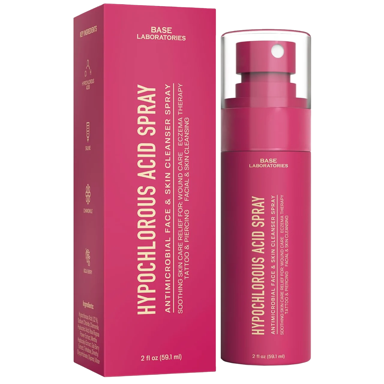 Hypochlorous Acid Spray for Skin & Face - 2 oz