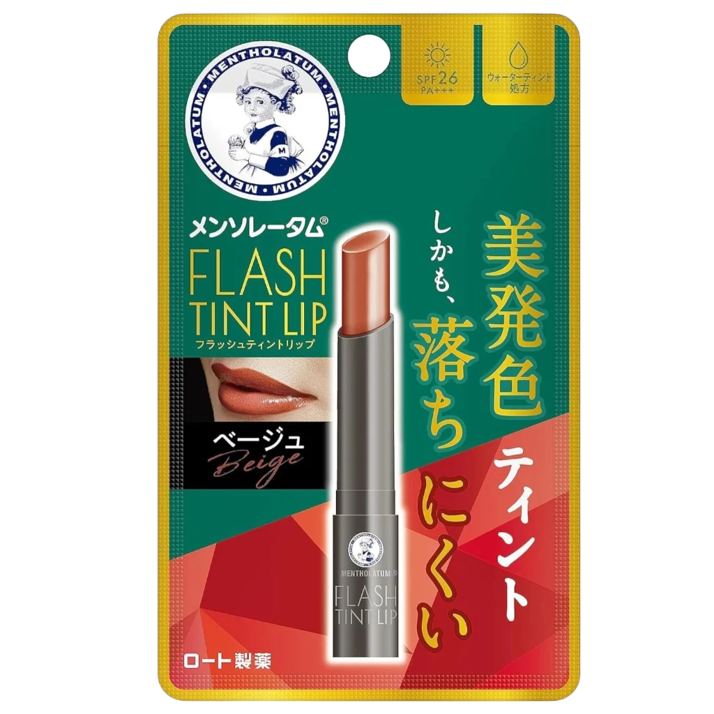 Mentholatum Flash Tint Lip Balm SPF26 PA+++ - Beige