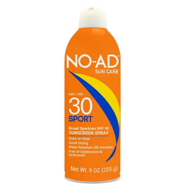 No Ad Sunscreen Spray Sport SPF30 9 oz