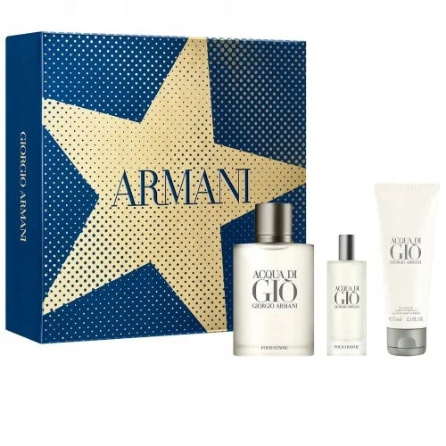 Giorgio Armani Acqua Di Gio Men's Holiday Set 3-pc Large Set