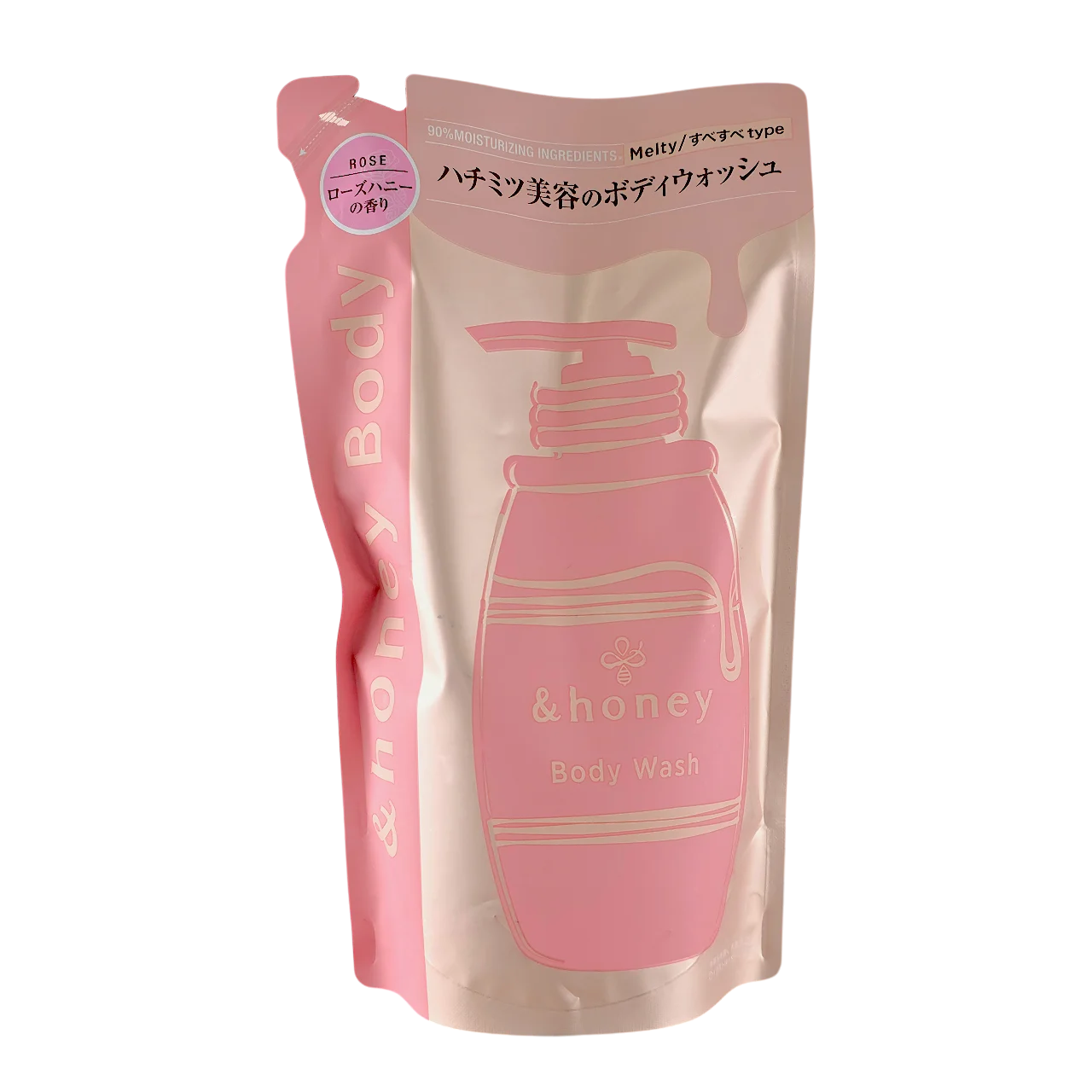 Melty Moist Gel Body - Pure Rose Honey - Refill pack 14.87 oz