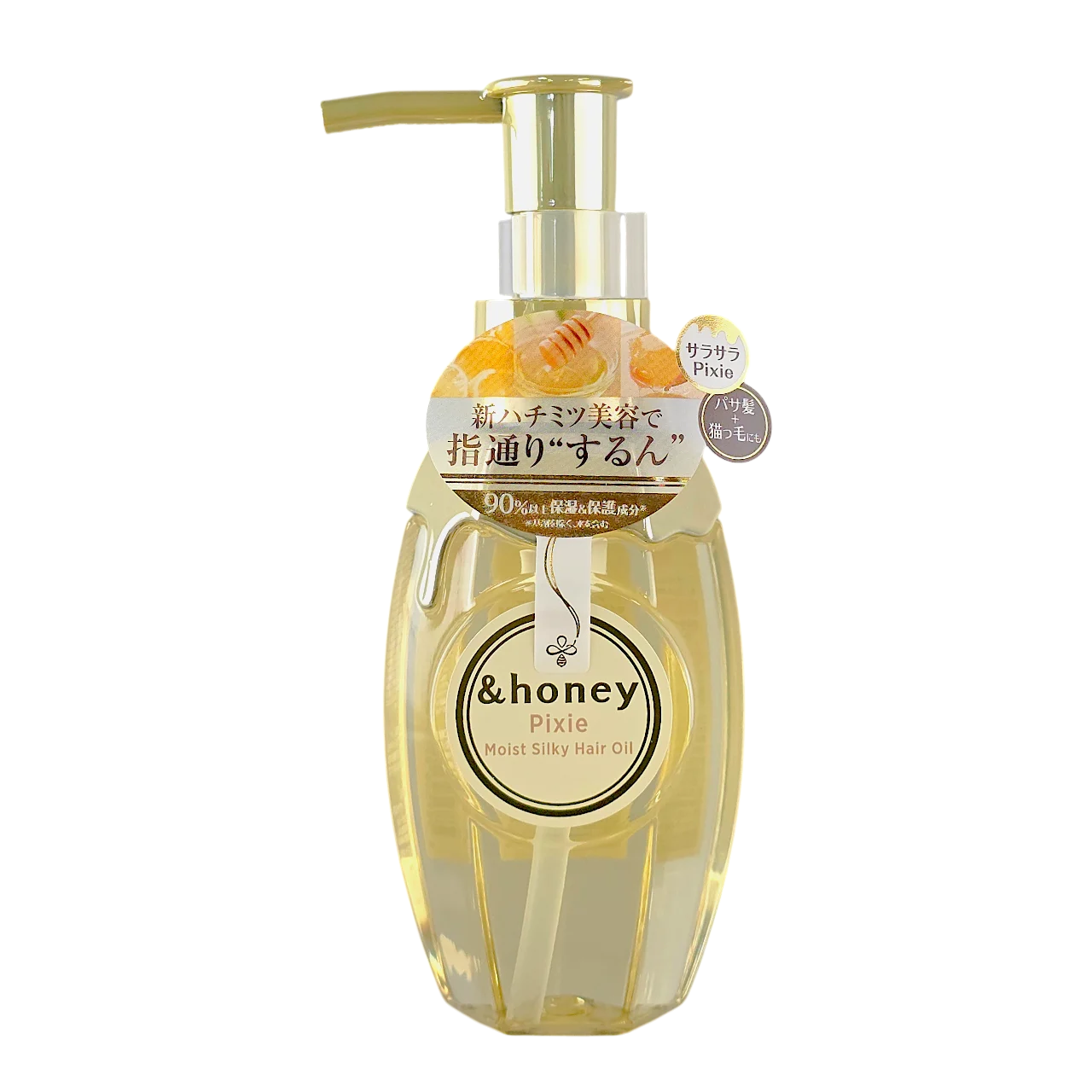 Pixie Moist Silky Hair Oil 3.0 - Pearly Rose Honey - 3.3 oz