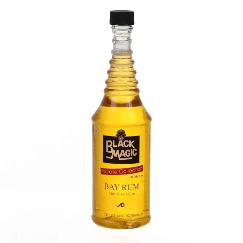 ISOPLUS BLACK MAGIC BAY RUM AFTER SHAVE LOTION 14 OZ