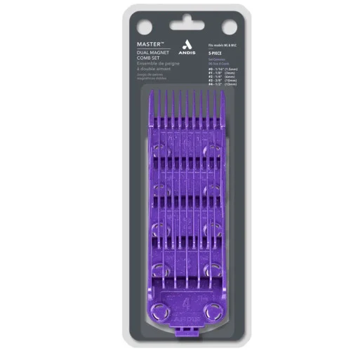 Andis Master® Dual Magnet Small 5-Comb Set , #01410