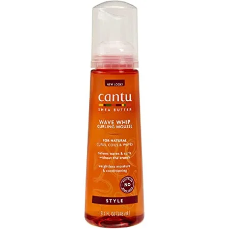 Cantu for Natural Hair Wave Whip Curling Mousse 8.4 oz