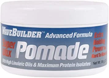 Wave Builder Super Wax Pomade Extra Holding Power 3.5 oz