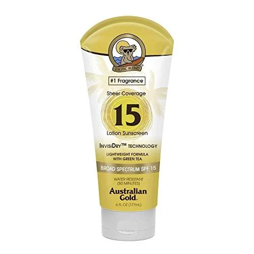 Australian Gold Sheer Coverage Lotion 6 oz