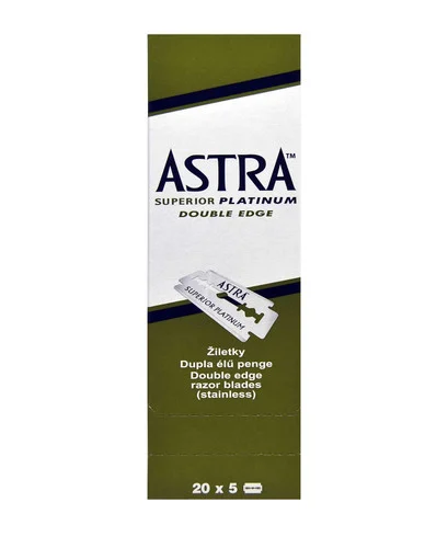 ASTRA Superior Platinum Double Edge Shaving Blades