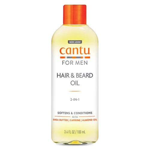 Cantu Shea Butter Men's Hair & Beard Oil 3.4 oz