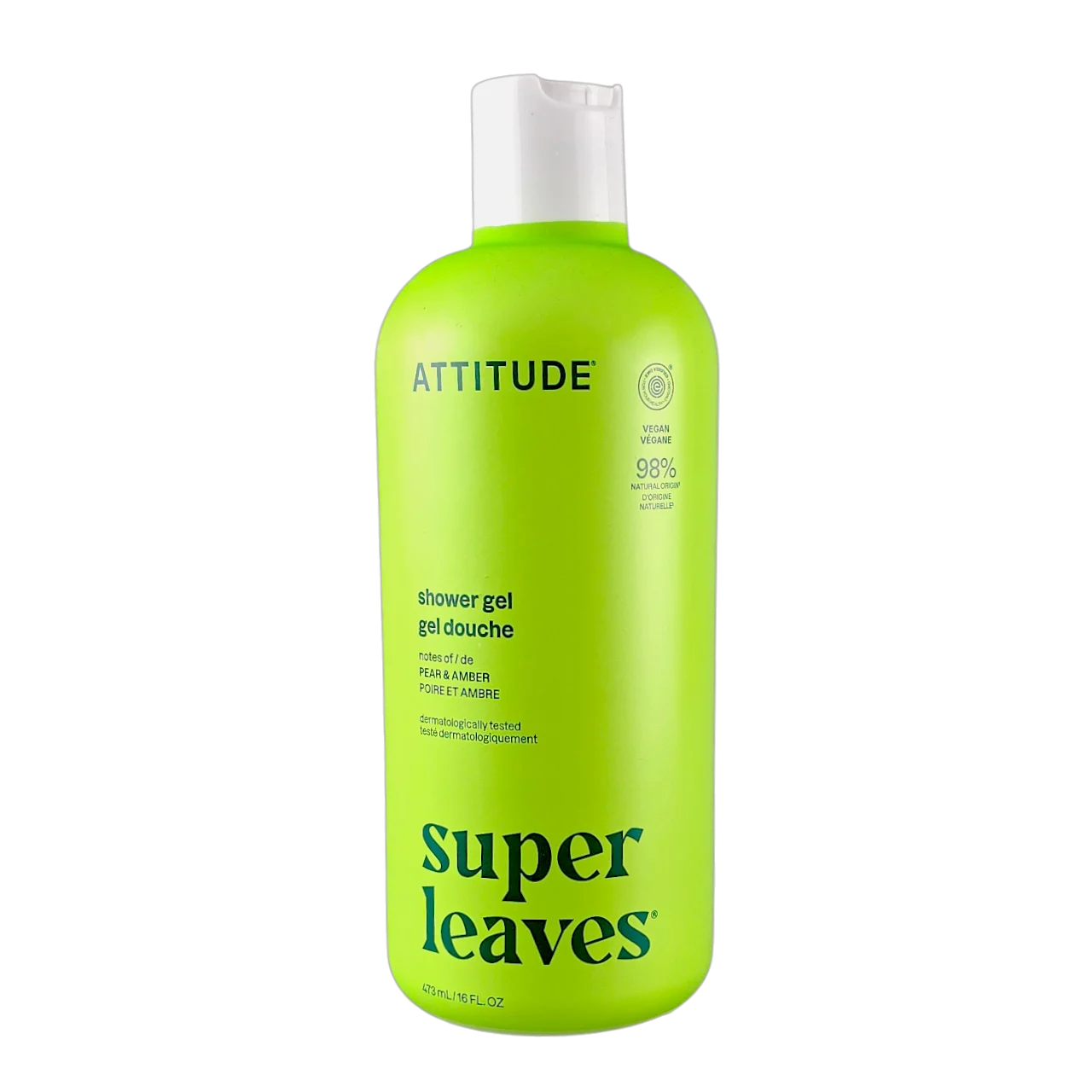 Super Leaves Pear & Amber Shower Gel - 16 oz