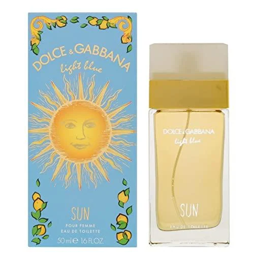 Dolce And Gabbana Light Blue Sun Women`s Eau De Toilette Spray 3.4 oz