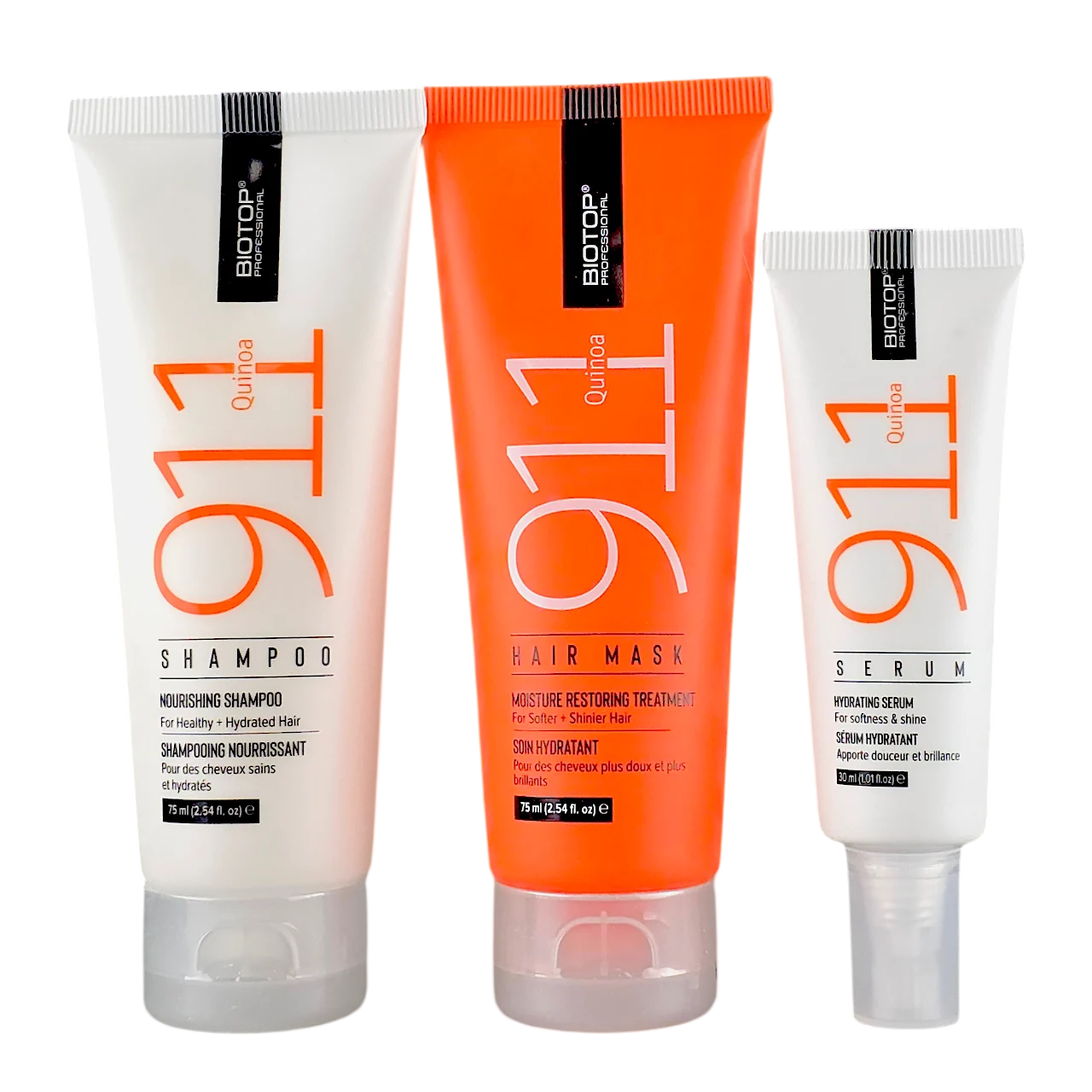 Biotop Professional 911 Quinoa Hydration Travel Kit - 3 Pieces