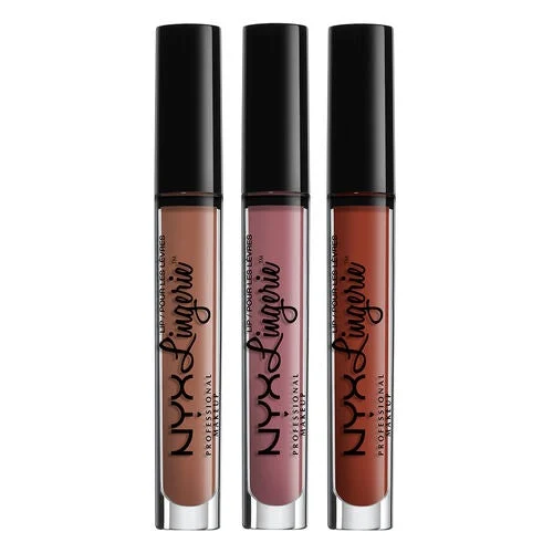 NYX Professional Love Lust Disco Lip Lingerie Matte Trio Holiday Lip Set