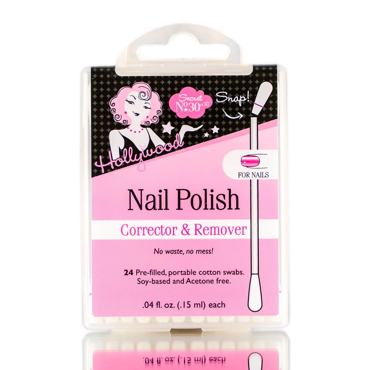 Nail Polish Corrector & Remover - 24 Swabs