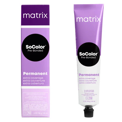 Matrix SoColor Pre-Bonded Extra Coverage Natural Permanent Hair Color