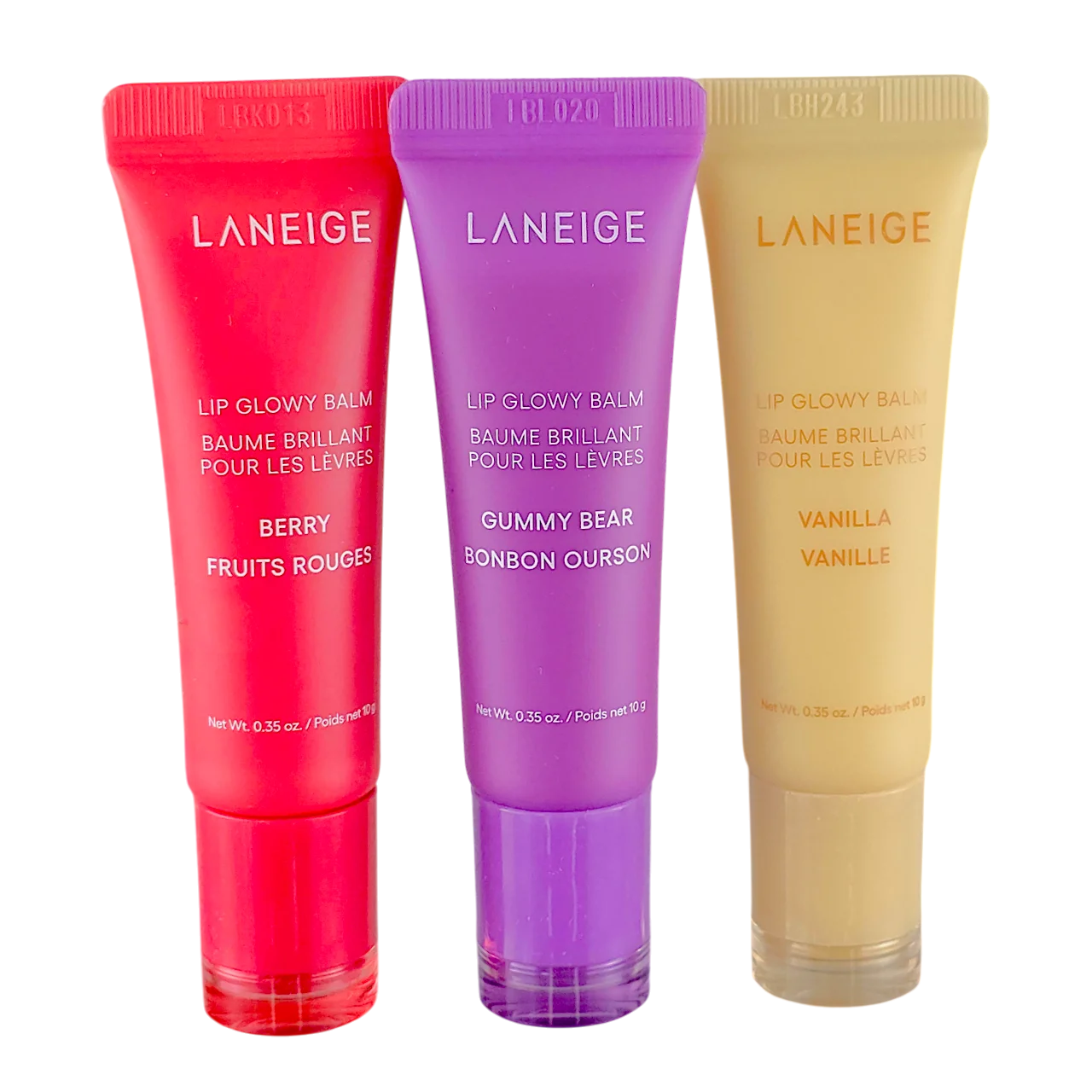 Lip Glowy Balm Trio Set - 3 pcs